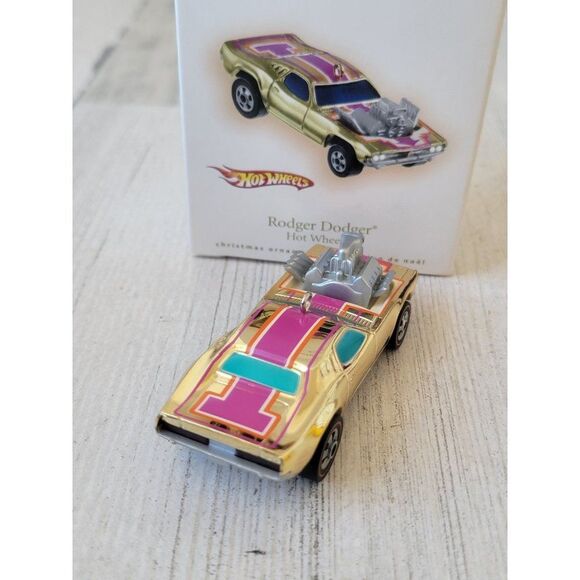 Hallmark Hot Wheels Roder Dodger 2007 ornament Xmas - Picture 4 of 8